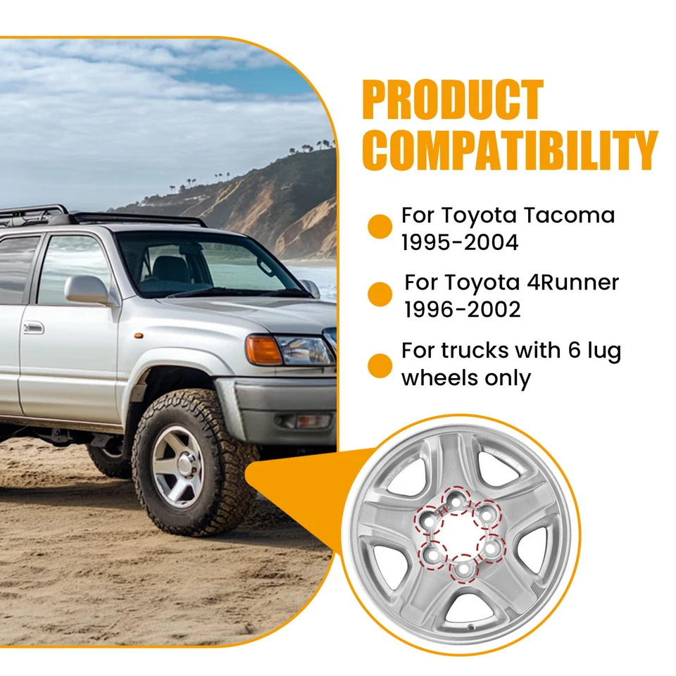 2-4" Lift Red Upper Control Arms For Toyota 4runner 96-02 For Tacoma 1995-2004 - Image 2 of 4