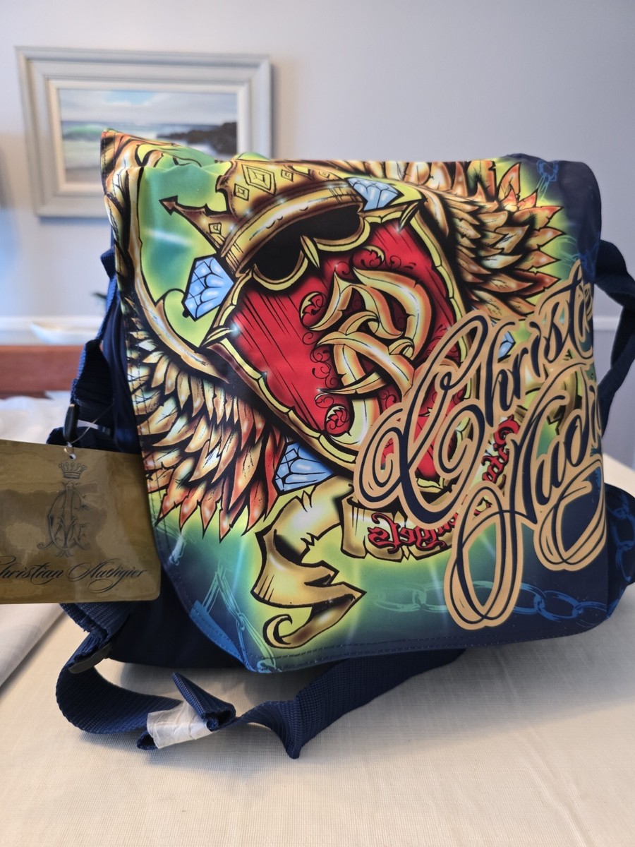 バッグ christianDior Christian Audigier Blue 