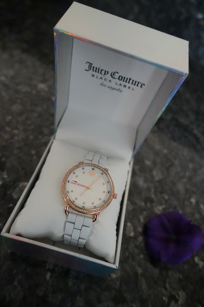 Juicy couture black label white silver watch New in box | eBay display picture 1