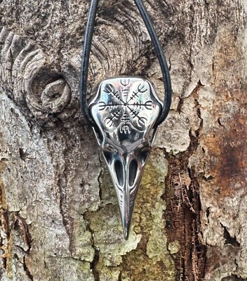 Aegishjalmur Rabenschädel Thor Odin Wikinger Asatru Thor Hugin Munin Tyr K36.1