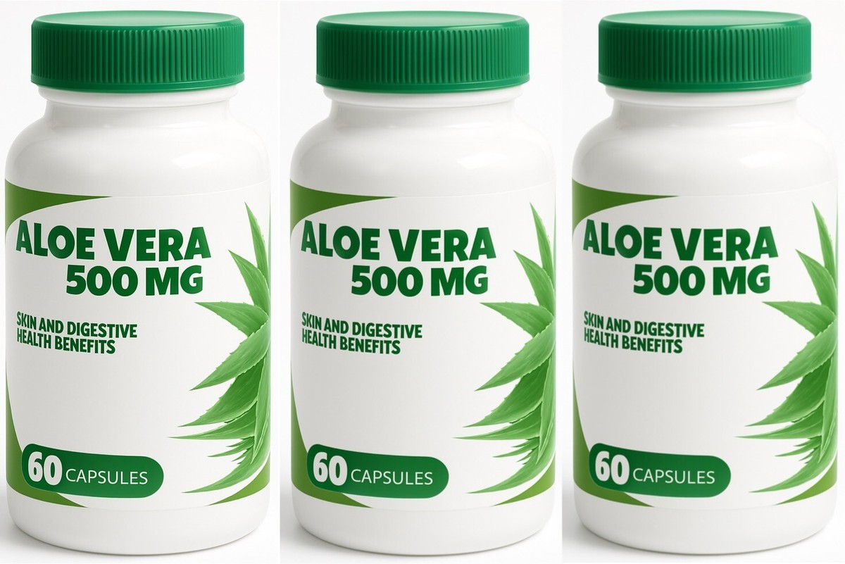 Aloe Vera 500mg Extract  180 Capsules Detox Cleanse & Digestive Belly  Support | eBay