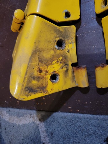 Jeep Wrangler TJ 97-06 Windshield Frame Hinges Hinge Pair SOLAR YELLOW (PYH) - Picture 3 of 4