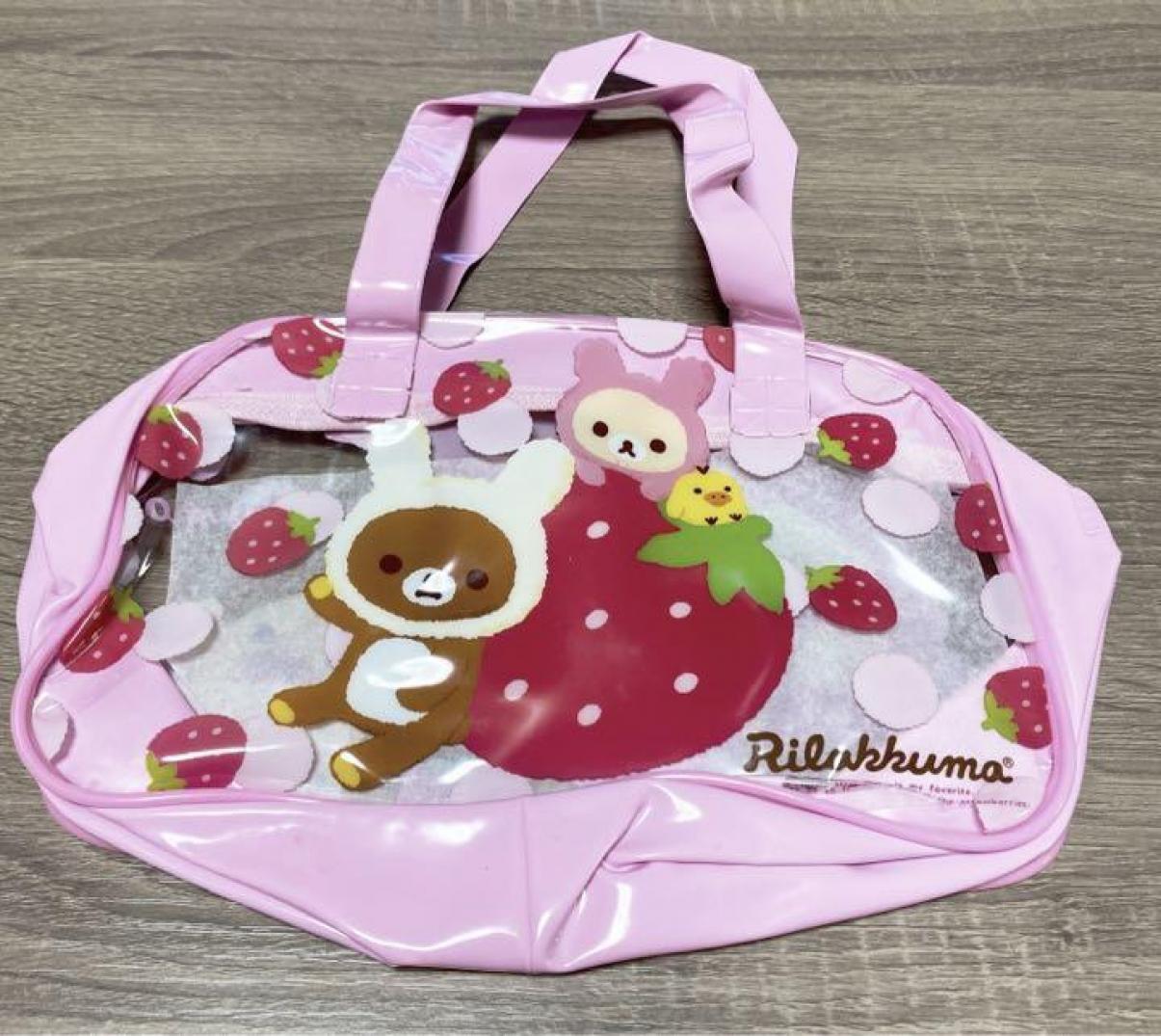 Rilakkuma Korilakkuma Kiiroitori Transparent Pouch SanX 3856 eBay