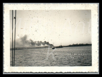 Foto, WK2, Torpedoboot ''Möwe'', Kondor a. Grund gelaufen, Flensburger Bucht L163L