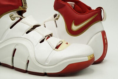 NIKE ZOOM LEBRON 4 IV NEW SIZE 13 CAVS HOME PLAYOFF PROMO SAMPLE