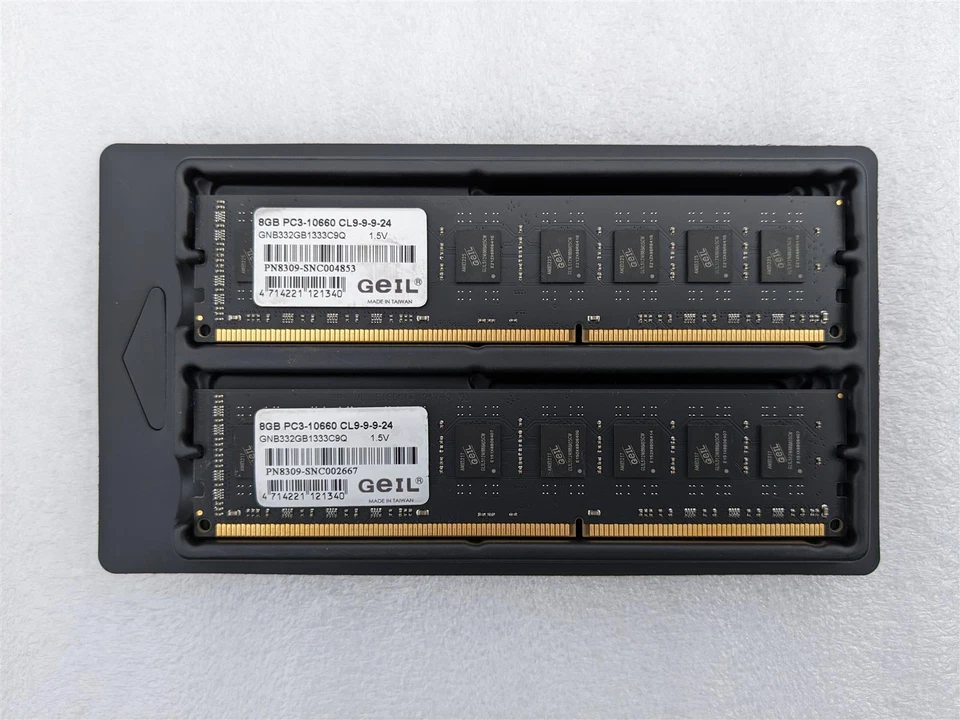 GEIL 8 GB RAM PC GNB332GB1333C9Q PC3-10600U Modulo Di Memoria Gaming - Immagine 2 di 2