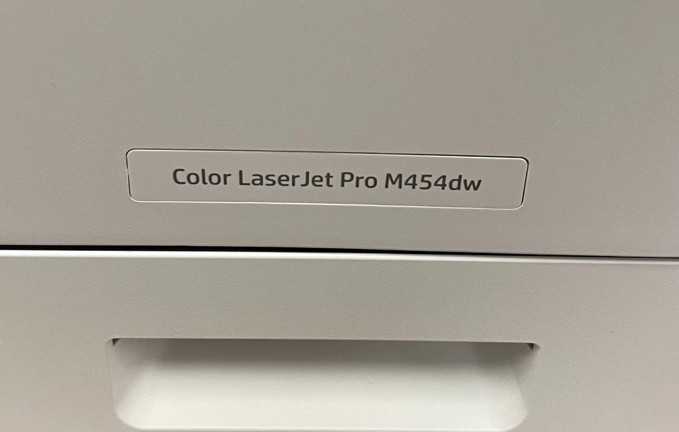 HP Color LaserJet Pro M454dw Printer Duplex Wireless 414X Touchscreen Used Print - Image 4 of 4