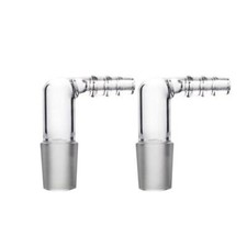 2PCS Replacement Glass Elbow Adapter 14mm