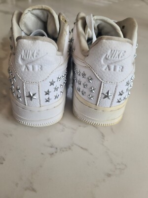 Nike W Air Force 1 07 XX Star Studded White UK 4 EUR 37.5 AR0639-100 rare | eBay