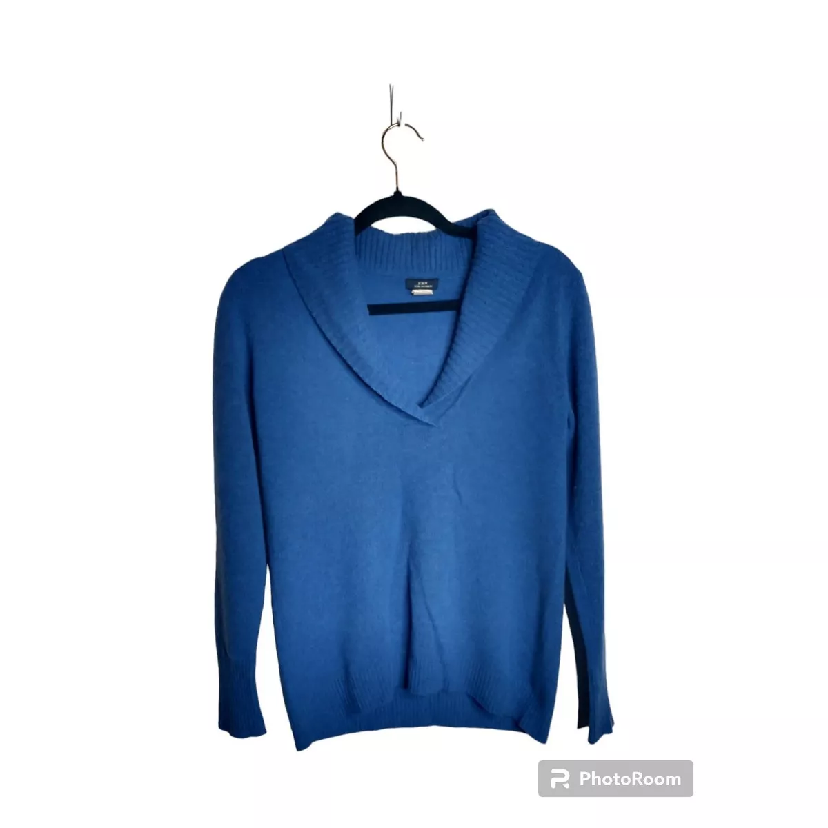 Periwinkle blue Crew Neck Sweater for Women 100% Cashmere