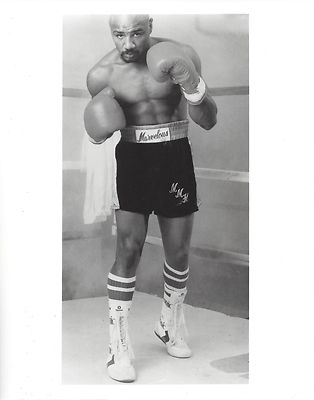 MARVELOUS MARVIN HAGLER 8X10 PHOTO BOXING PICTURE CLOSE UP WIDE