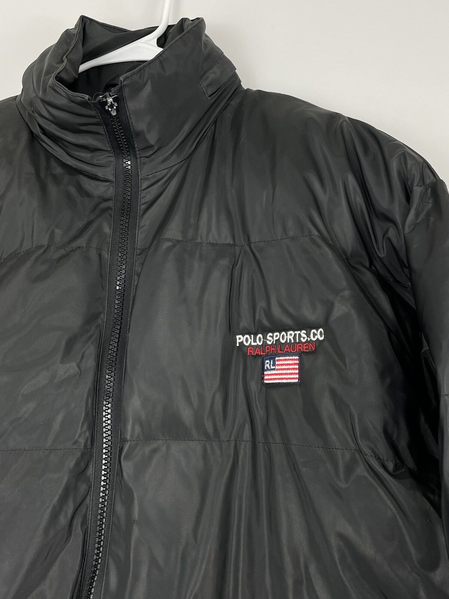 VINTAGE 90s Polo Sport Ralph Lauren Down Puffer Jacket Men's XL