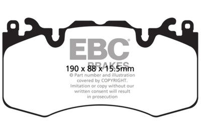 EBC DP62064 Scheibenbremse Pad Set Für 13 Land Rover Range 3 0 Supercharged G