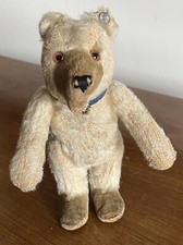 VERY RARE Early ANTIQUE C 1900s STEIFF Teddy Baby BEAR 5.5 Long F Button