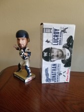 Milwaukee Brewers Retro Pinstripes Bobblehead Jonathan Lucroy