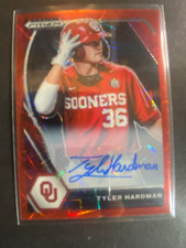 Tyler Hardman - 2021 Prizm Draft Picks Autographed Card #PDP153 Red Velocity