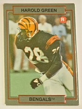 1990 Action Packed Harold Green #18 Rookie RC Update Cincinnati Bengals