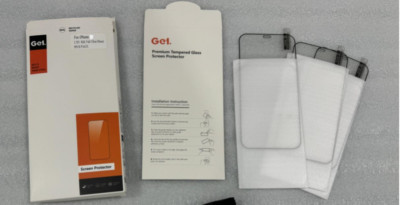 3x 3pc 2.5D Full Hard 9H Tempered Glass Screen Protector iphone 15