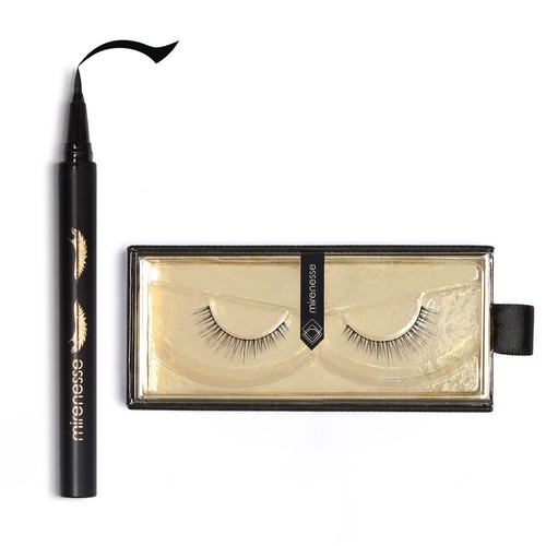 Mirenesse - Lash Bond - Easiest Fake Lashes Jet Black - Set 6.Miranda ...