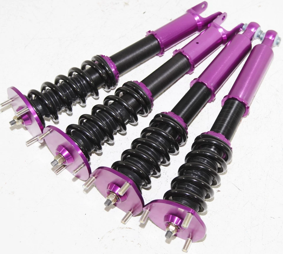 Kits de reducción de suspensión Coilover PÚRPURA para 93-97 Mazda RX-7 RX7 FD Foto 3 de 4