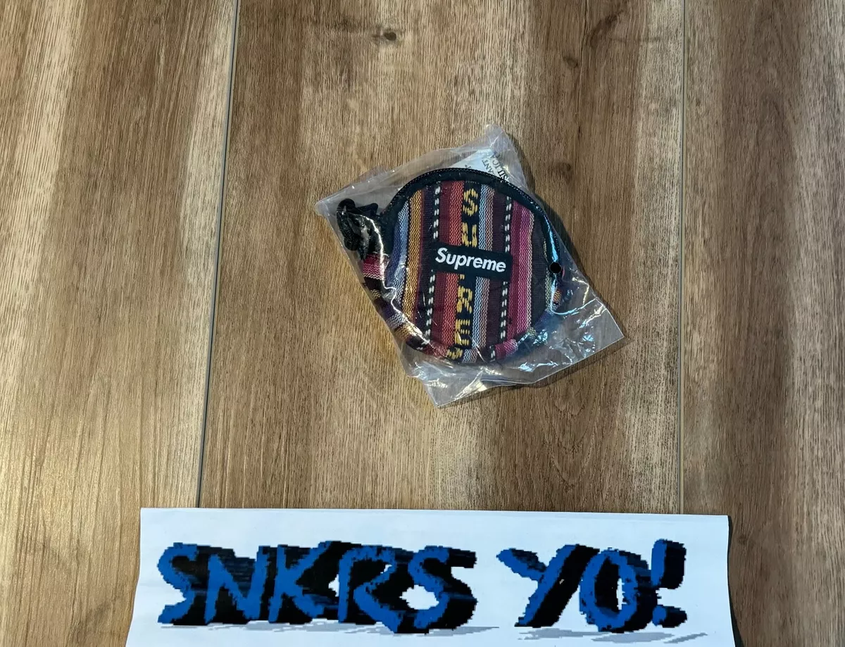 Supreme Woven Stripe Coin Pouch Multicolor SS20 SS20B14 eBay