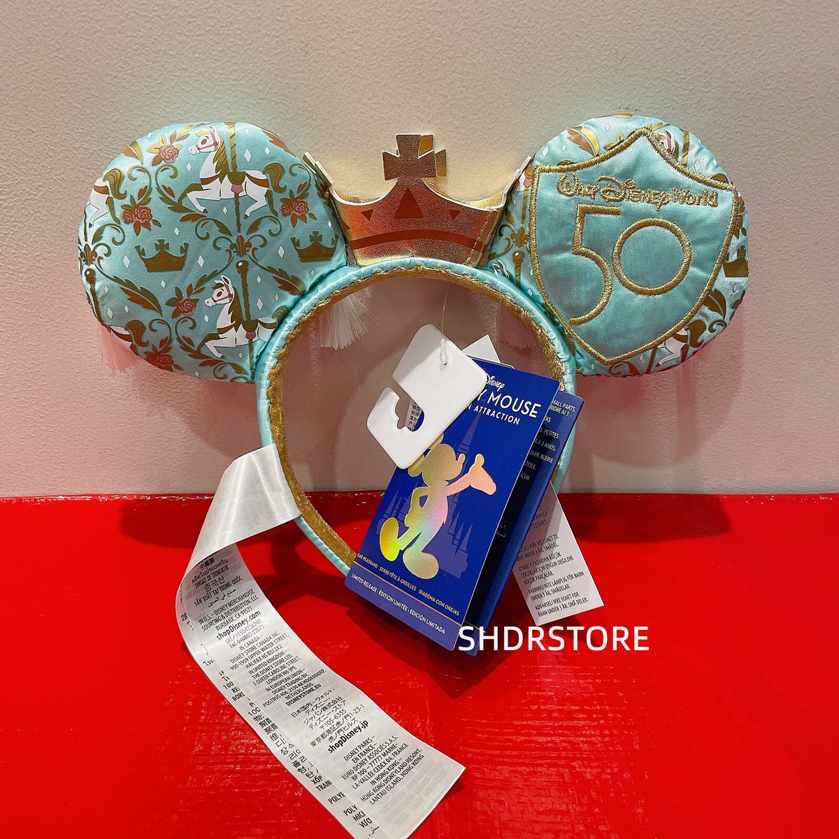 Disney Mickey Mouse The Main Attraction Ear Headband Charming Regal Carrousel Mickey Mouse The Main Attraction Ear Headband Prince  main image 3