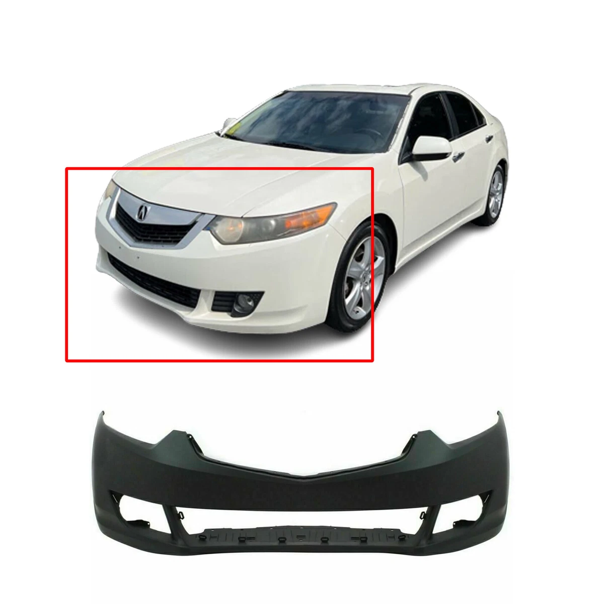 2010 acura tsx front bumper deals