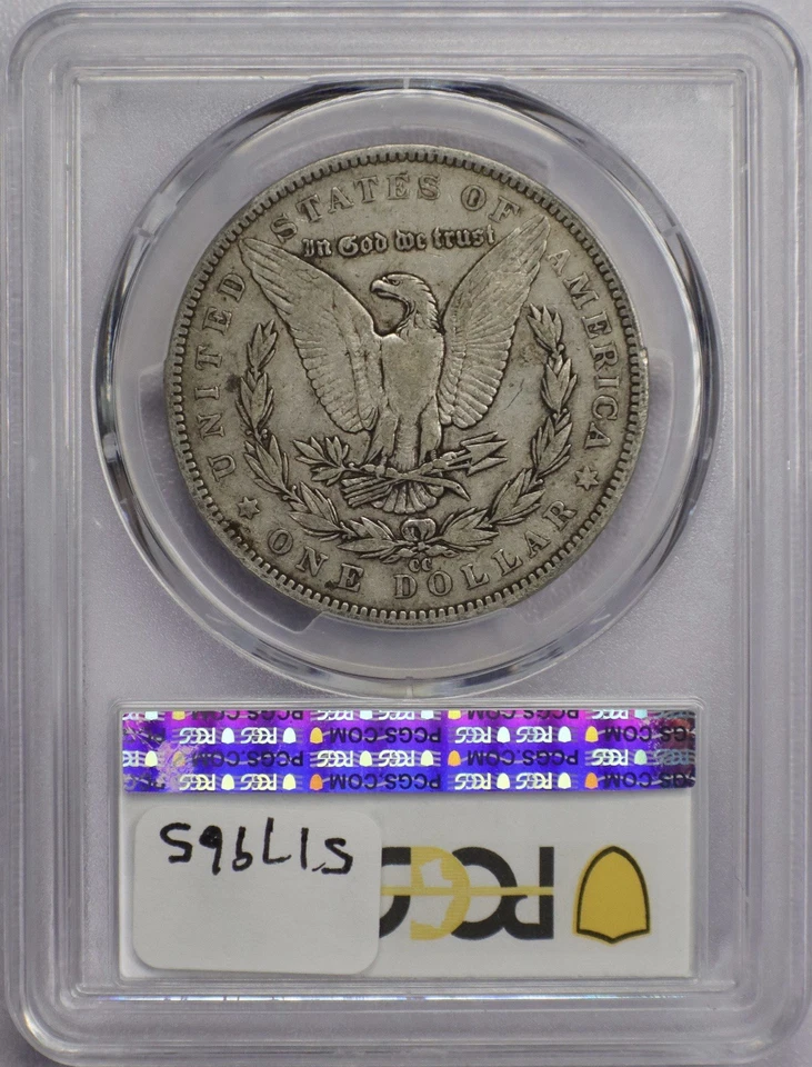 1891-CC Morgan Silver Dollar - PCGS VF 30 - Image 4 of 4