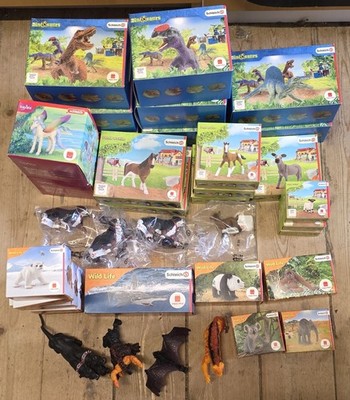 10x Schleich McDonalds Neu Alpaka Dinosaurier Berner Konvolut Sammlung