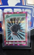 2024 Panini Donruss - Rated Prospects Enrique Bradfield #150 Pink Laser /50 (RC)