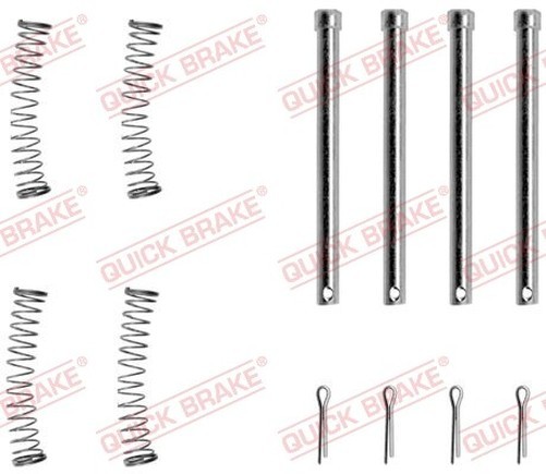 Quick Brake 109-1177 ZubehöRsatz, Scheibenbremsbelag FüR Land Rover-image