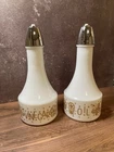 Vintage Gemco Milk Glass Oil & Vinegar Set