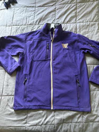 UW Washington Huskies men’s zip up jacket size L
