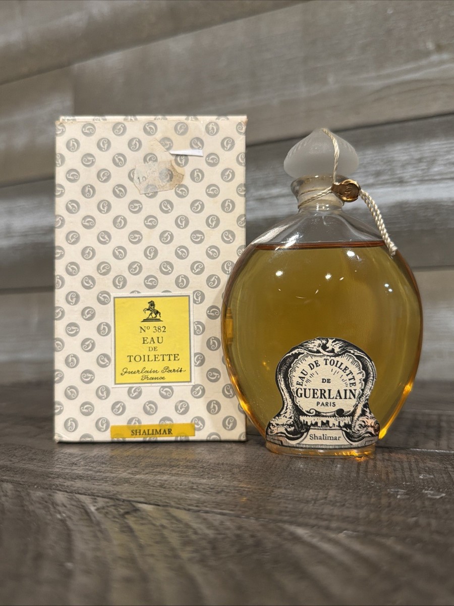 RARE VINTAGE- 1950/ 60s Guerlain Shalimar Toilette No. 382 Sealed