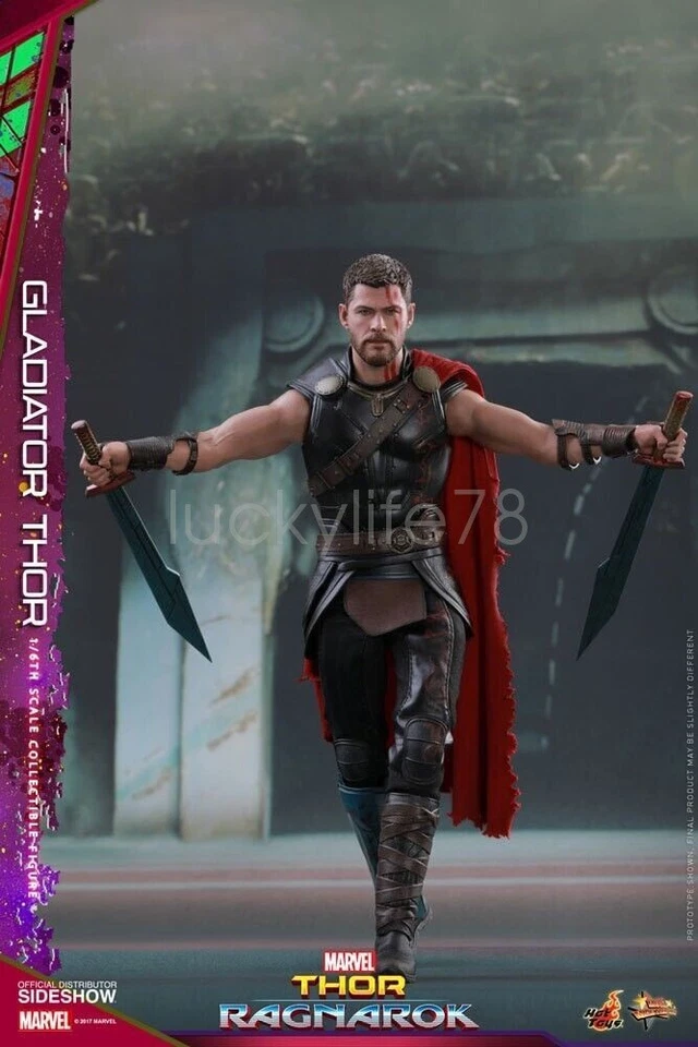 1/6th Scale Hot Toys – Mms445 – Thor: Ragnarok – Gladiator Thor (Deluxe Version) - Image 4 of 4