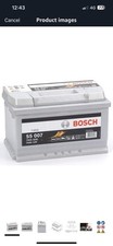 S5 007 Bosch Car Van Battery 12V 74Ah Type 100 S5007 - New