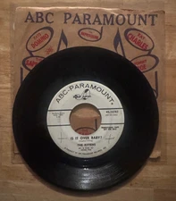 45 7" SP THE KITTENS IS IT OVER BABY? PROMO