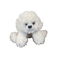 Russ Berrie Muffin Jr. Bichon Frise Puppy Dog Plush 6" Item 4239 Stuffed Animal