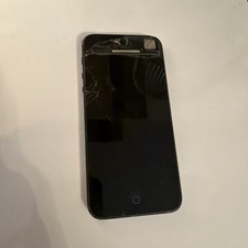 Used Black iPhone 5 Model 1428 With Cracked Screen Good for Parts