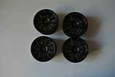 TAMIYA 1:10 10 SPEICHEN FELGEN 24MM "schwarz" 4 STÜCK neu