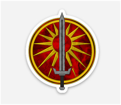 Battletech House Davion Vinyl Sticker 2'' Round