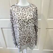 Animal print sweatshirt, size L