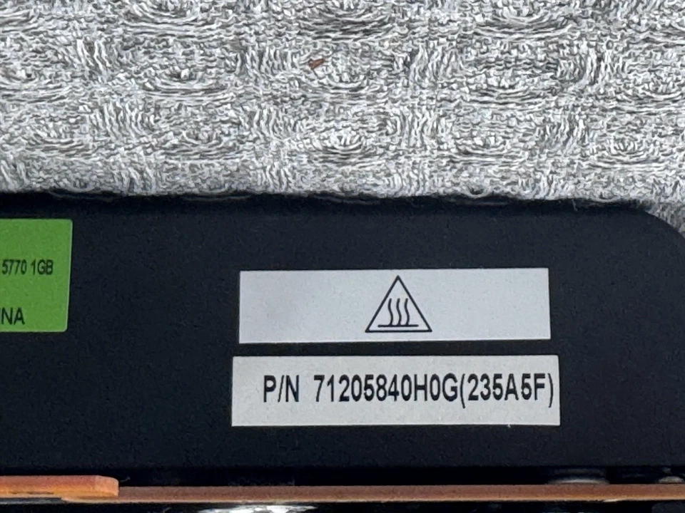 ATI Radeon HD 5770 1GB Mac Pro Graphics Card 71205840H0G (235A5F) 102C0160300 - Image 2 of 4