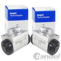 2X Delphi Radbremszylinder Passend FüR Dacia Dokker Duster Lodgy Logan Sandero