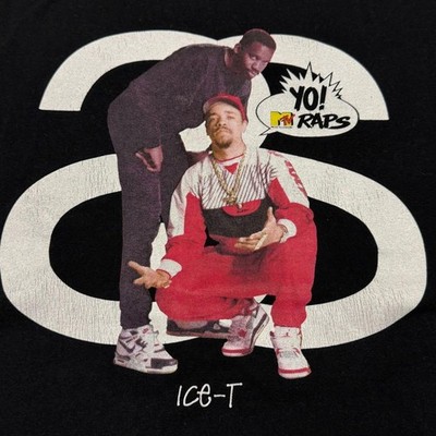 Stussy Men Yo Mtv Raps 25Th Anniversary Collaboration T-Shirt Ice