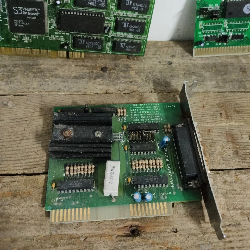 Computer Vintage Scheda Video S3 Virge/DX 86C375 + Scheda ISA Lotto RetroGame - Immagine 4 di 4