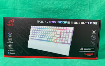 ASUS ROG Strix Scope II 96 Wireless Mechanical Gaming Keyboard - White