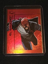 2025 UD Skybox Metal Universe Batman El Gaucho Red Precious Gems PMG 63/100 #76