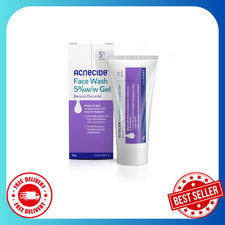 Acnecide Face Wash Gel 5% Benzoyl Peroxide Acne Treatment for Spot-Prone Skin 50