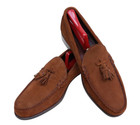 New Gap Made in USA Brown Suede Leather Tassel Loafer Dress Shoe SZ 10.5M — photo 3